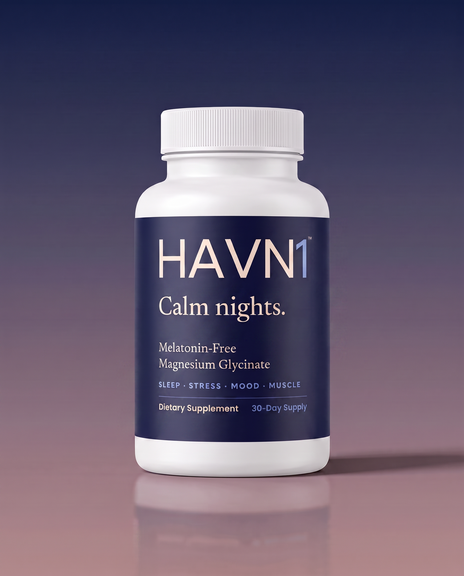 Our shot: HAVN1 bottle front label